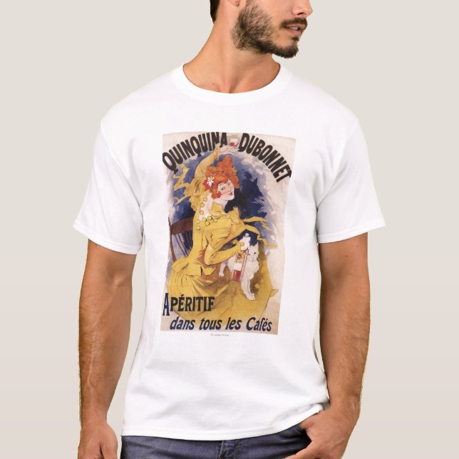 Quinquina Dubonnet Aperitif Promotional Poster T-Shirt (Front)