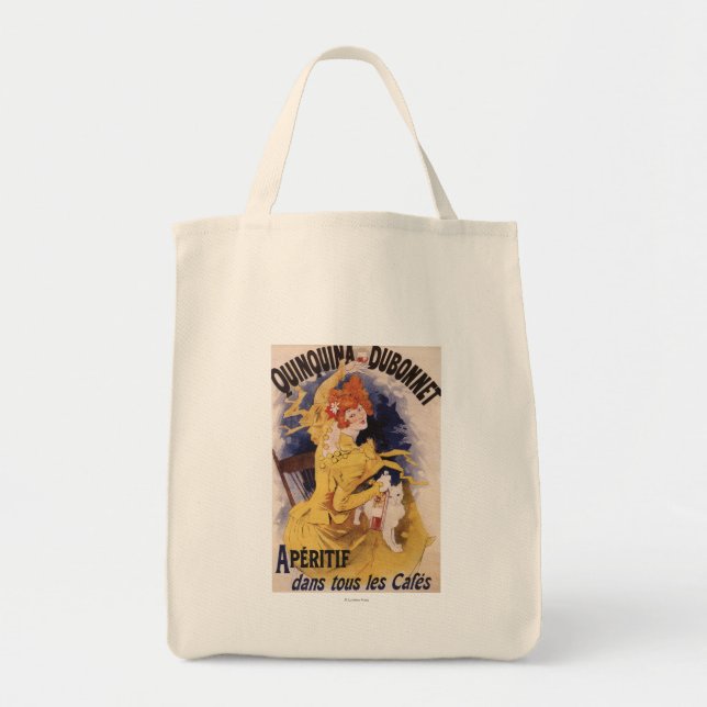 Quinquina Dubonnet Aperitif Promotional Poster Tote Bag (Front)