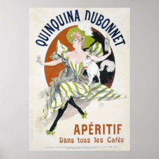 Quinquina Dubonnet Aperitif - Vinatge Poster