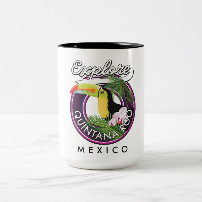 Quintana Roo holbox beach mexico. Coffee Mug (Center)