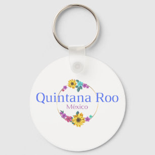Quintana Roo Mexico Travel Destination Bridesmaid  Key Ring