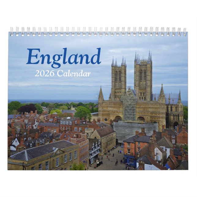 Quintessential England 2026 Calendar (Cover)