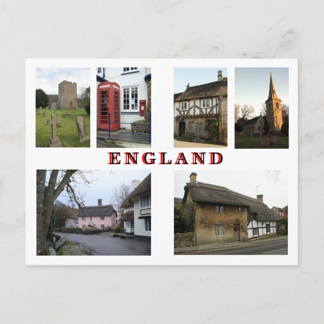 Quintessential English Scenes - Customised Postcard (Front)