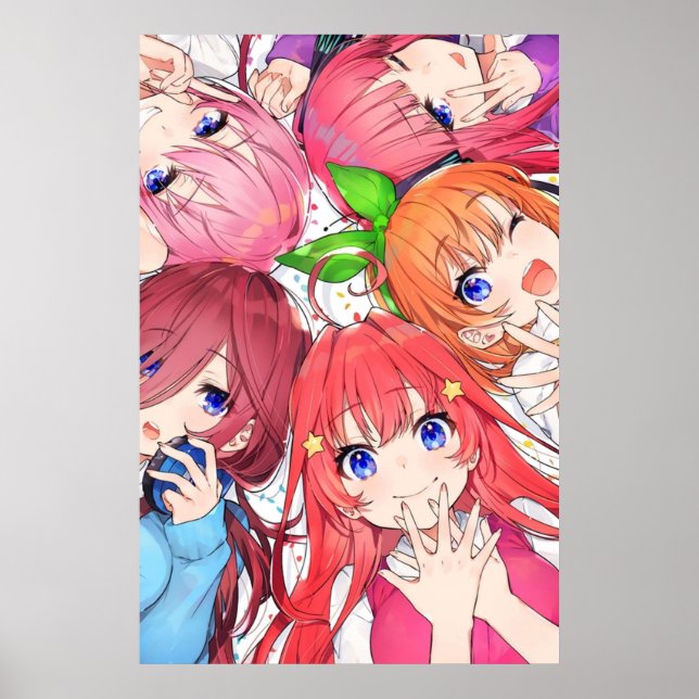 Quintessential Quintuplets  The Quintuplets  Poster (Front)