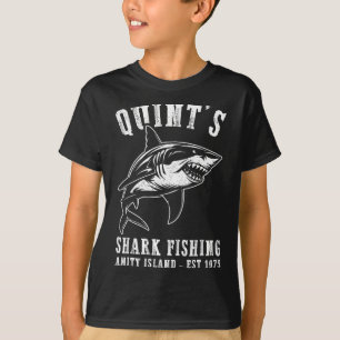 Quints Awesome Ocean Animals Vintage Apparel Shark T-Shirt