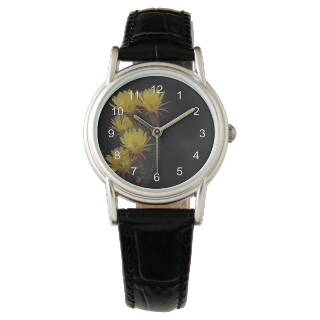 Quintuple of cactus flowers watch (Front)