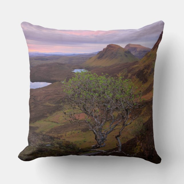 Quiraing sunrise landscape on Skye Cushion (Front)