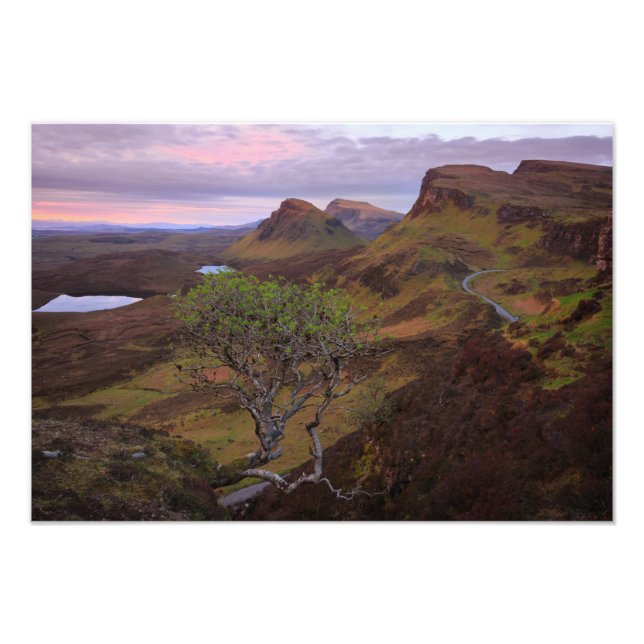 Quiraing sunrise landscape on Skye Photo Print (Front)