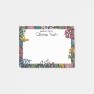 Quirky Abstract Florals From the Desk Of Post-it Notes