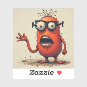 Quirky Alien Monster Art - Funny Monster Series