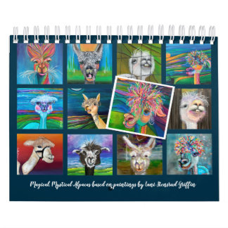 Quirky Alpaca calendar with stories 20z