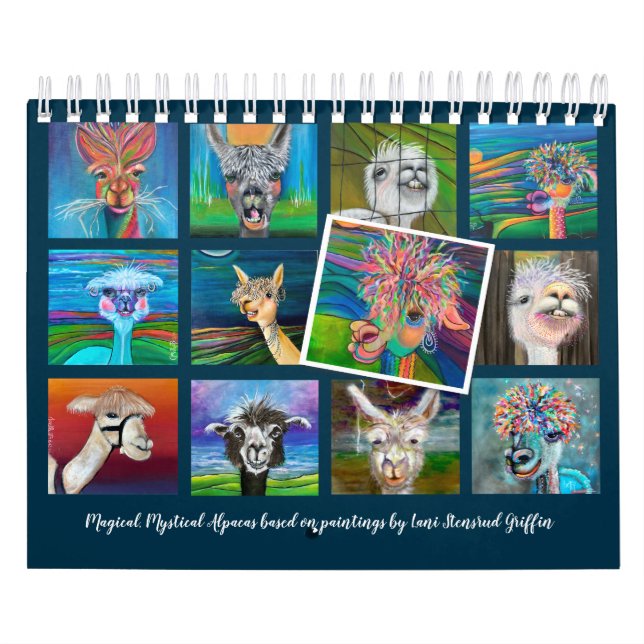 Quirky Alpaca calendar  with stories 20z (Cover)