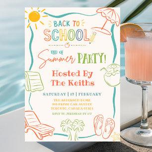 Quirky Baby on Board Baby Shower Invitation
