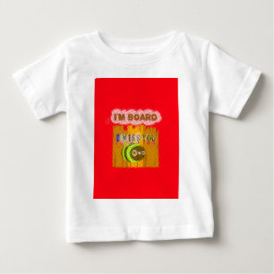 Quirky Bee Art Print Baby T-Shirt