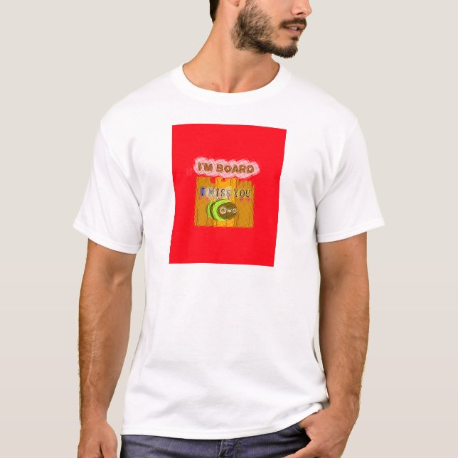 Quirky Bee Art Print T-Shirt (Front)