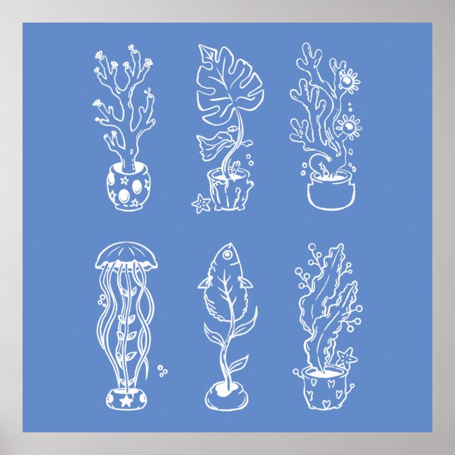 Quirky botanical poster (Front)