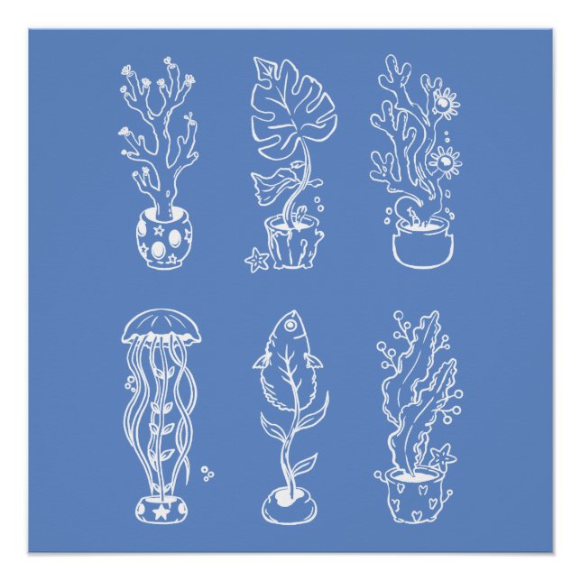Quirky botanical poster (Front)