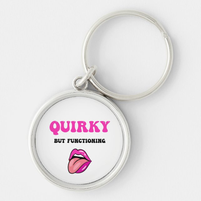 Quirky but functioning key ring (Front)