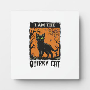 Quirky Cat Halloween Vintage Engraving T-Shirt Des Plaque