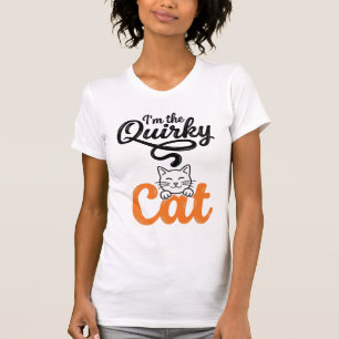 Quirky Cat Vintage Engraving Cat Lover Design_1 T-Shirt