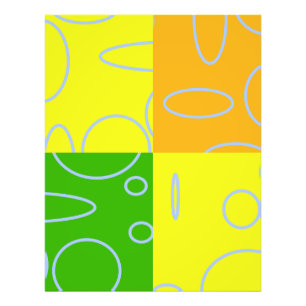 Quirky Chic Modern Abstract Popcorn Anime Loops Photo Print