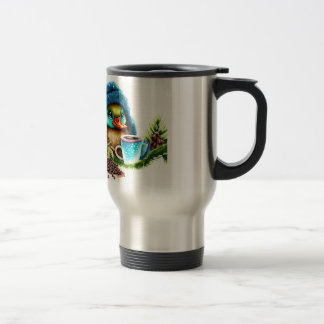 Quirky Coffee Lover Duck Design Travel Mug