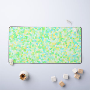 Quirky Colourful Maximalist Groovy Sprinkle Mosaic Desk Mat