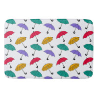 Quirky Colourful Tumbling Umbrellas Pattern
