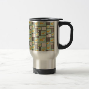 Quirky Corgi Kraft Present Gift Wrap Wrapping Travel Mug