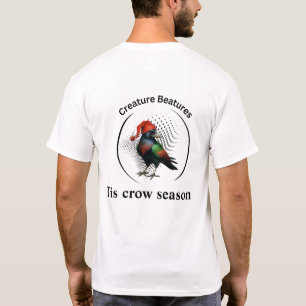 quirky crow christmas in disguise Funny Sarcasm T-Shirt