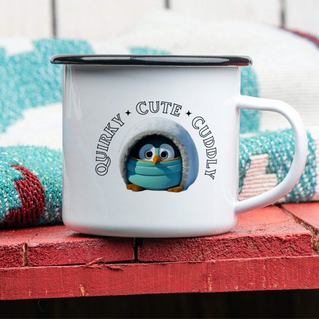 Quirky Cute Cuddly Tea Mug | Penguin Mug Gift (Creator Uploaded)