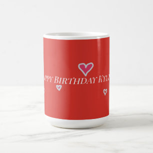 Quirky Cute Hearts Birthday For Her Mug