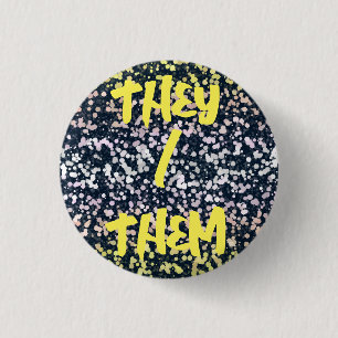 Quirky Cute Retro Boho Flora Pangender Pride Flag 3 Cm Round Badge