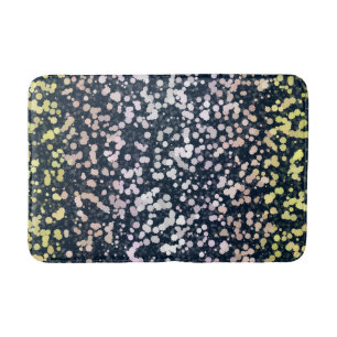 Quirky Cute Retro Boho Flora Pangender Pride Flag Bath Mat