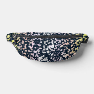 Quirky Cute Retro Boho Flora Pangender Pride Flag Bum Bags