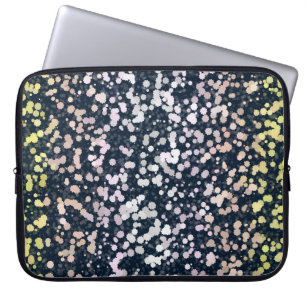 Quirky Cute Retro Boho Flora Pangender Pride Flag Laptop Sleeve