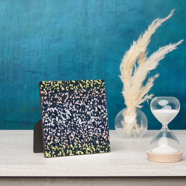 Quirky Cute Retro Boho Flora Pangender Pride Flag Plaque (Insitu)