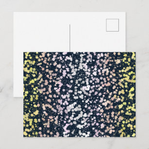 Quirky Cute Retro Boho Flora Pangender Pride Flag Postcard