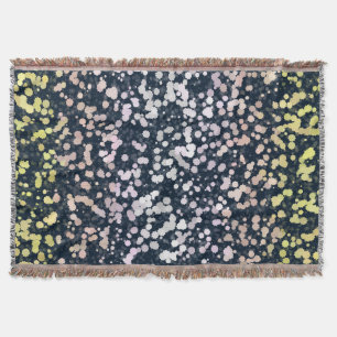 Quirky Cute Retro Boho Flora Pangender Pride Flag Throw Blanket