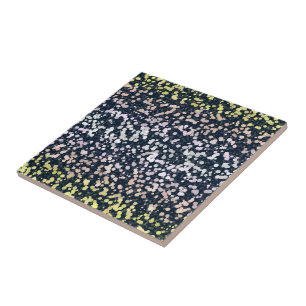 Quirky Cute Retro Boho Flora Pangender Pride Flag Tile
