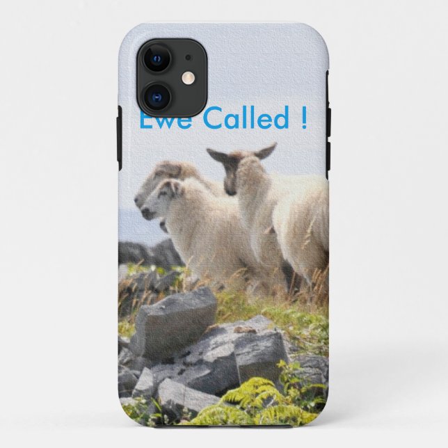 Quirky Designs - Sheep in a field Case-Mate iPhone Case (Back)