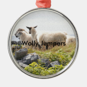 Quirky Designs - Sheep in a field Metal Tree Decoration