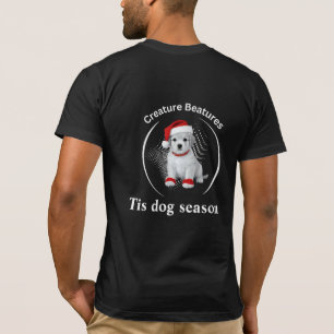 quirky dog in christmas disguise Funny Sarcasm T-Shirt