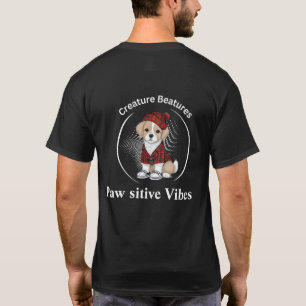quirky dog in Scottish Tartan   Funny Sarcasm T-Shirt