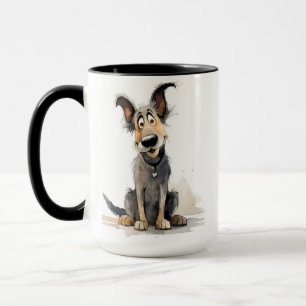 Quirky dog mug
