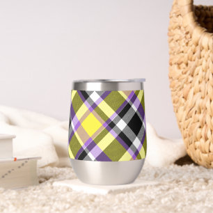 Quirky Eclectic Boho Nonbinary Plaid Pride Flag