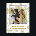 Quirky Fun All Inclusive Holiday Seasonal Postcard<br><div class="desc">This fun holiday postcard will cover all the bases! The caption reads: Wishing you a fabulous ChristmaSolsticHanukKwanzaa! - melding Christmas,  Solstice,  Hanukkah,  and Kwanzaa into one deliciously quirky word. Perfect for sending seasonal greetings to a broad audience!</div>