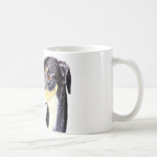 Quirky funny lurcher dog coffee mug