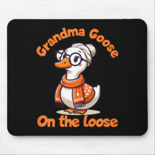 Quirky Goose Creations Funny Grandma Goose On The  Mouse Mat