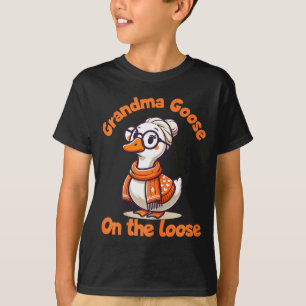 Quirky Goose Creations Funny Grandma Goose On The T-Shirt